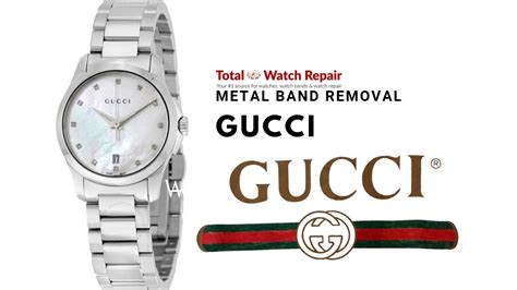 gucci watch link removal|gucci watches clearance.